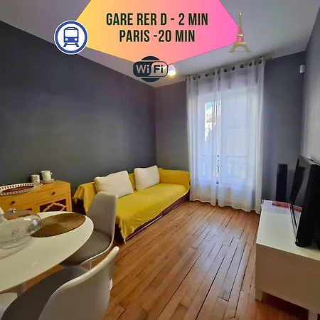 F2 Cosy Aux Portes De Paris - 6 Min De Rer De Paris Gare De Lyon * Maisons-Alfort